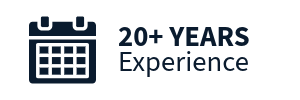 20+ Years Experience